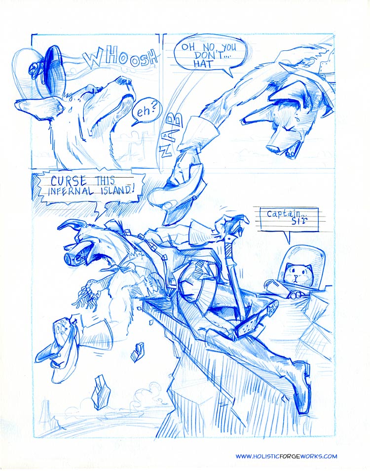 

Space Dog almost loses his sweat StarFleet™ captains hat 

,The Original SpaceDog® Comic Book No. 1